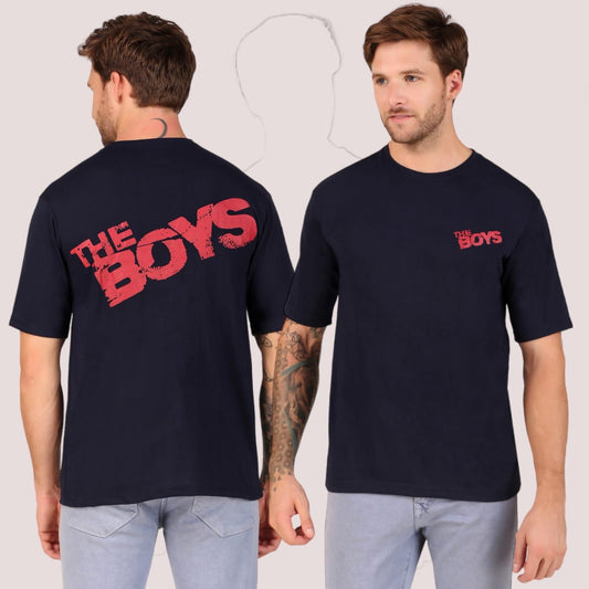 Men's Downshoulder Back Print T-Shirt